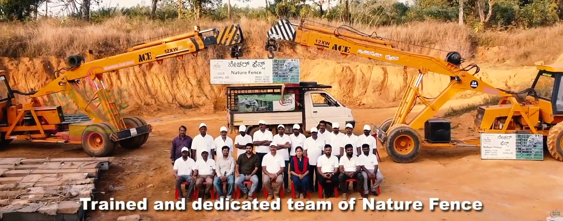 Trained and dedicated team of Nature Fence